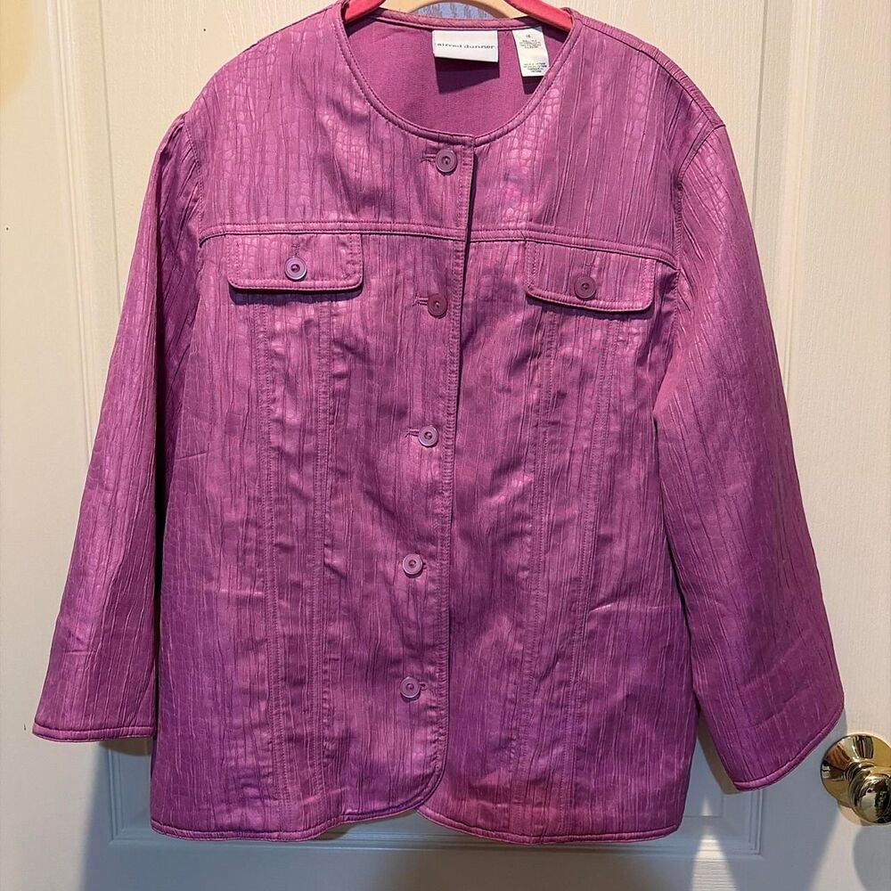 Alfred-dunner Women's Purple and Pink Jacket